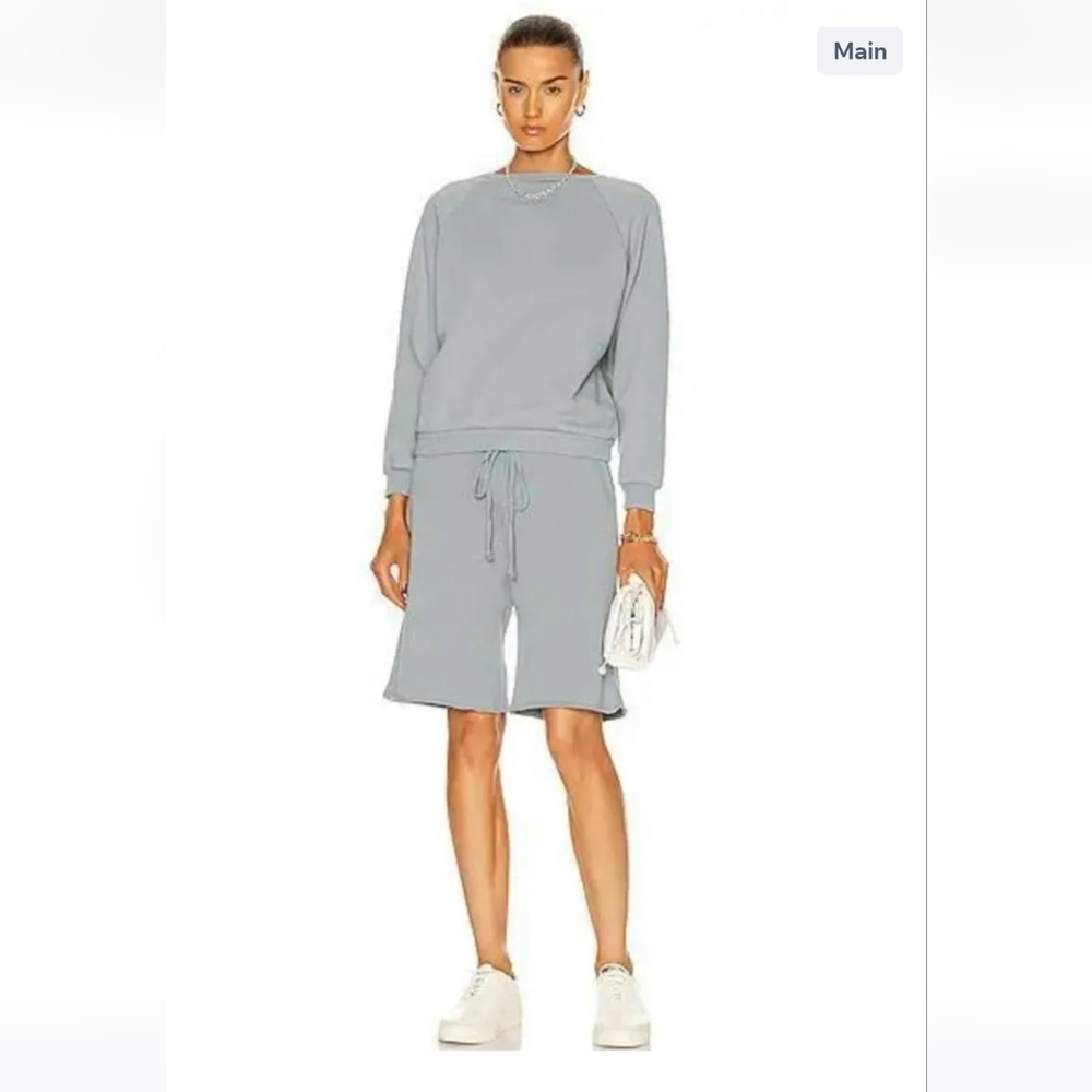 Nili Lotan Austin Shorts Slate Blue NWT Size XS